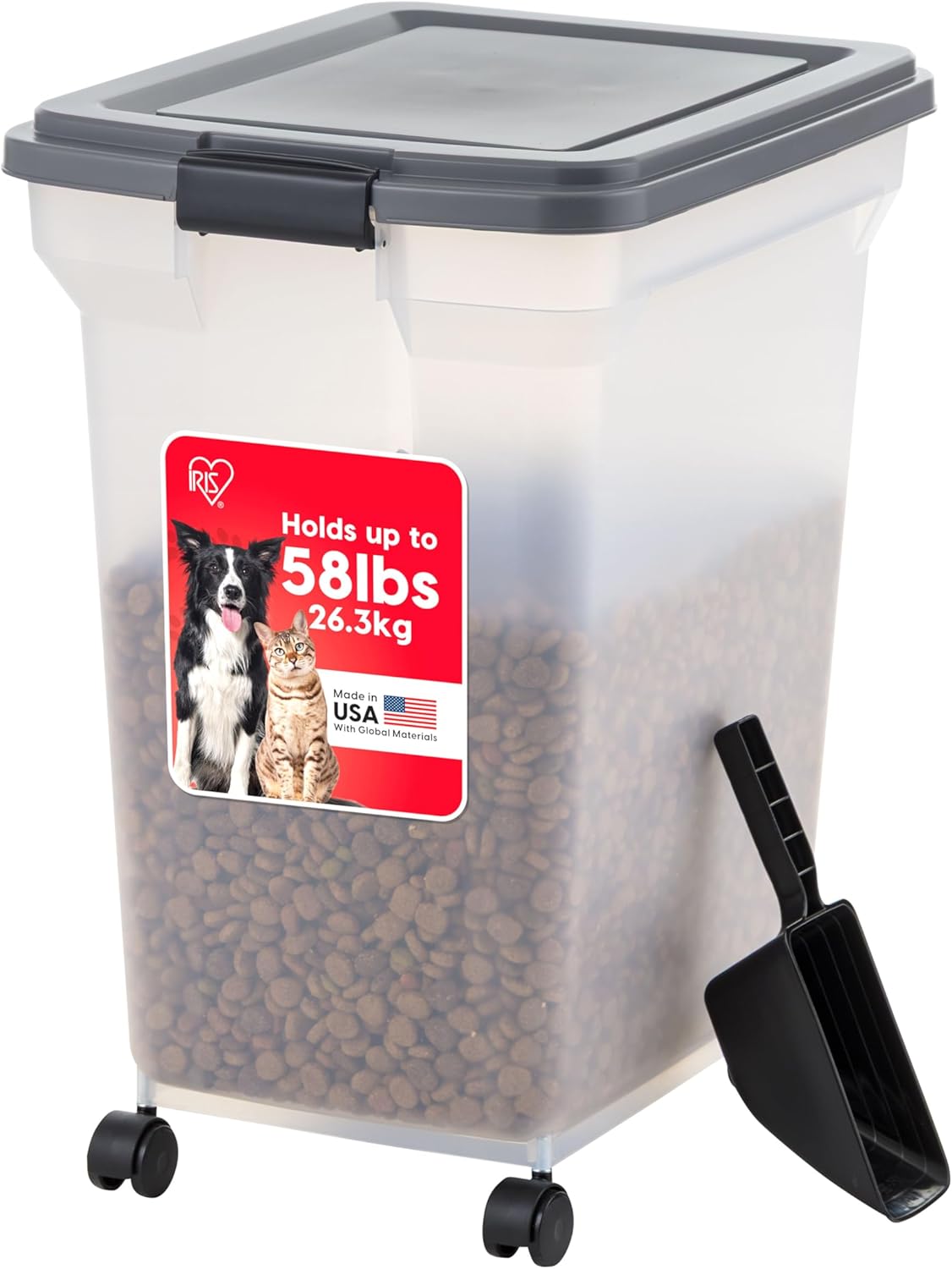 Product image: IRIS airtight rolling feed container